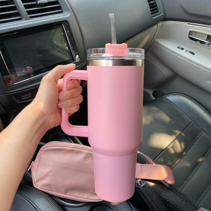 タンブラー ハンドルとストロー付き・1200ml
