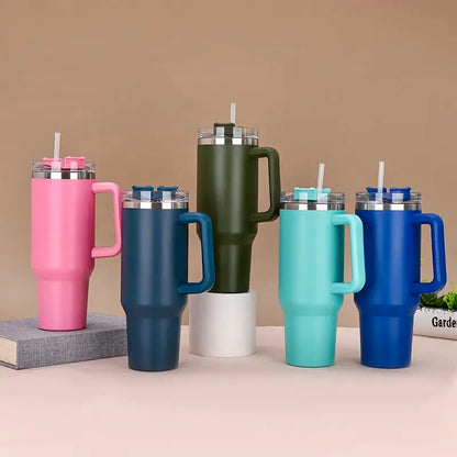 タンブラー ハンドルとストロー付き・1200ml